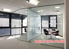 Dịch vụ làm vách kính cường lực
