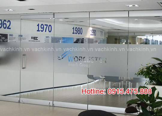 Vách kính nội thất tại Vĩnh Phúc