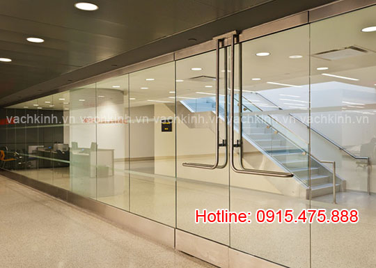 Vách kính nội thất tại Minh Khai