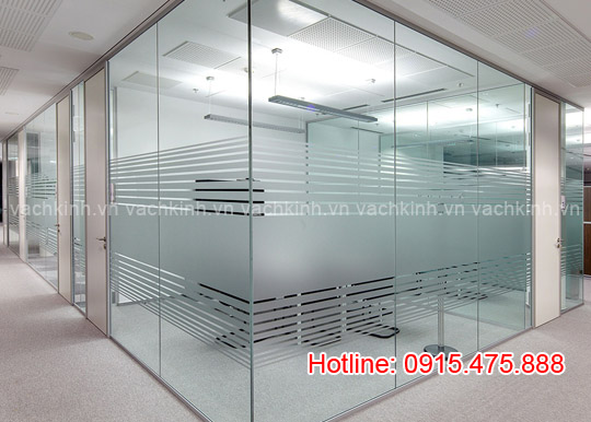 Vách kính nội thất tại Nam Đồng