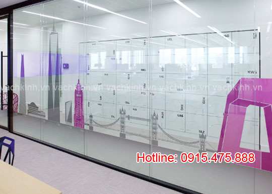 Vách kính nội thất tại Yết Kiêu