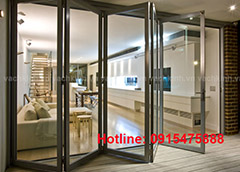 Vách kính cường lực giá rẻ tại Cầu Giấy